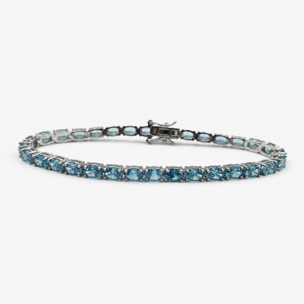 Aquamarine Bracelet .925