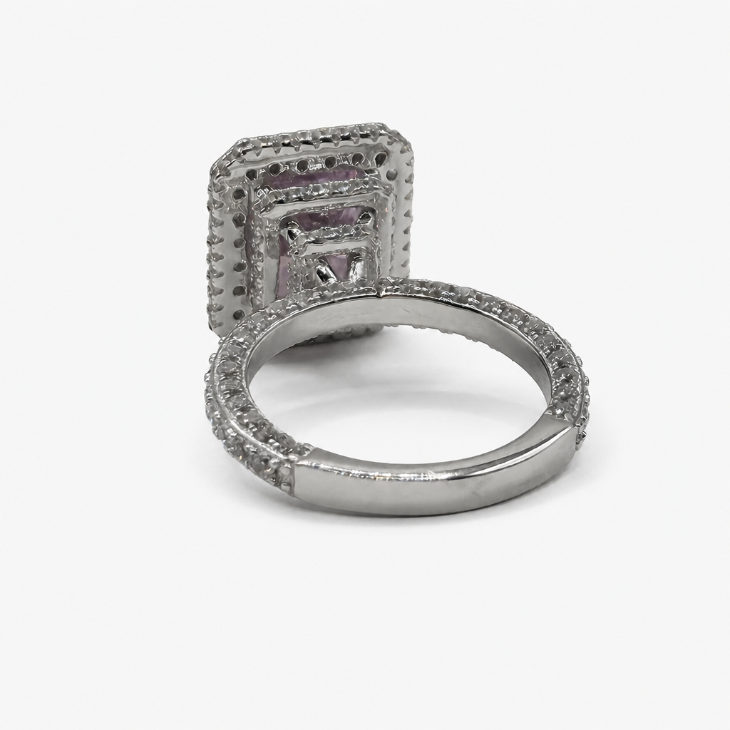 Pink Zircon Ring .925