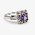 Violet Zircon Ring .925