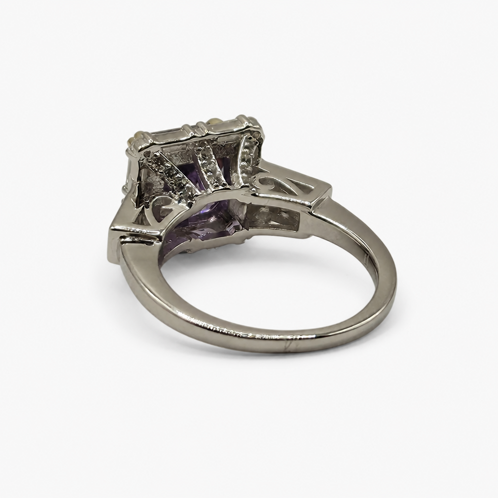 Violet Zircon Ring .925